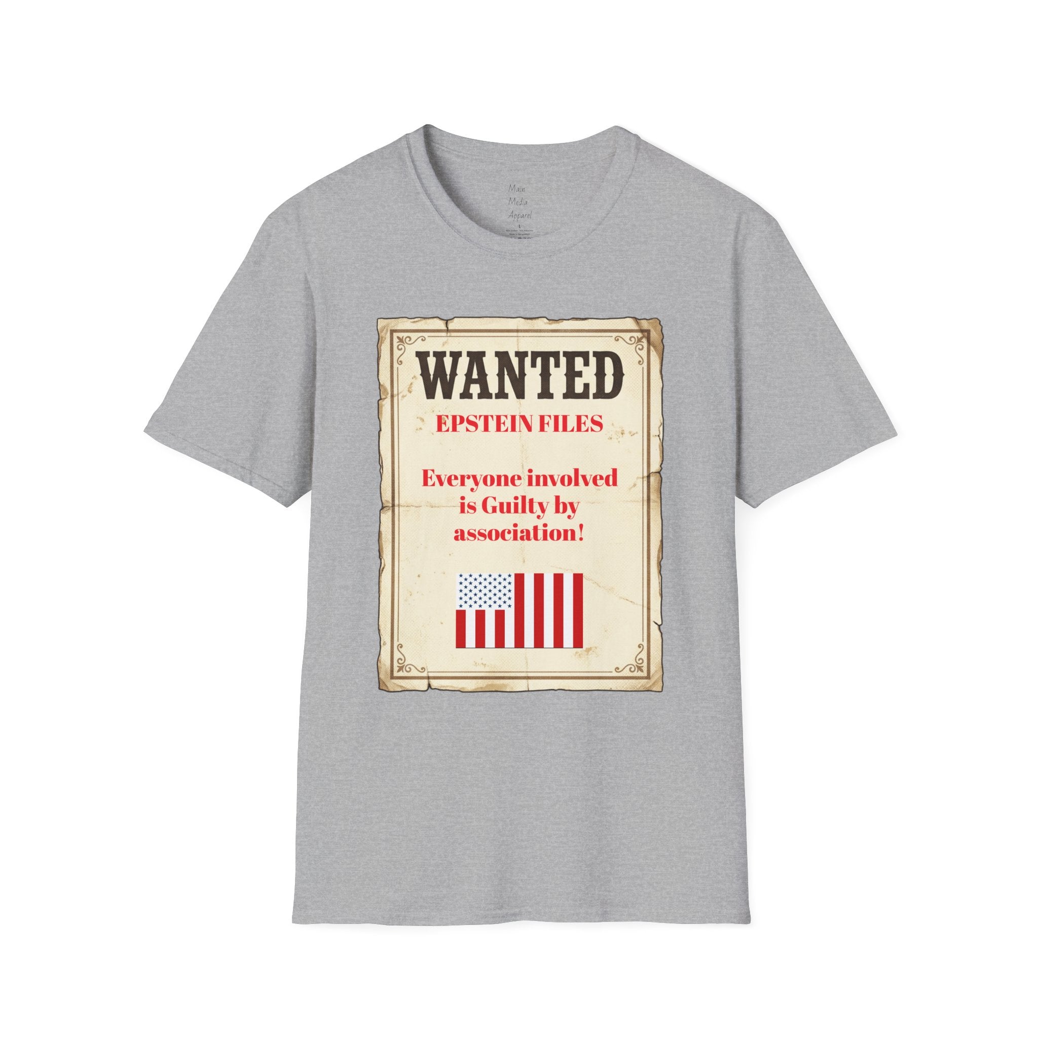 Epstein Files Wanted Tee