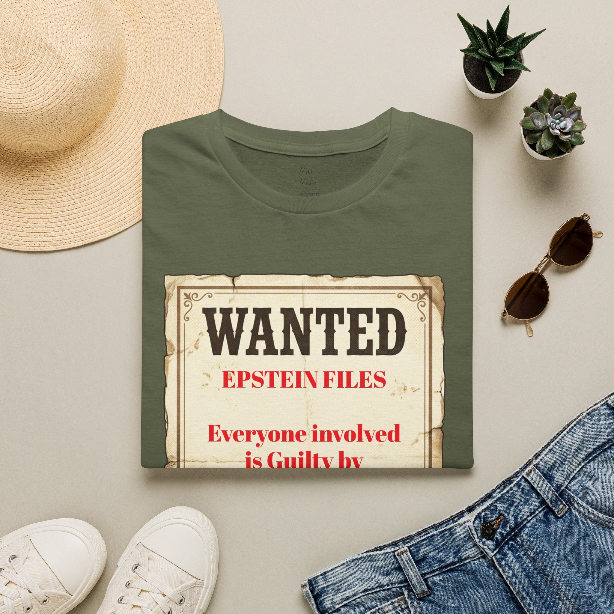 Epstein Files Wanted Tee