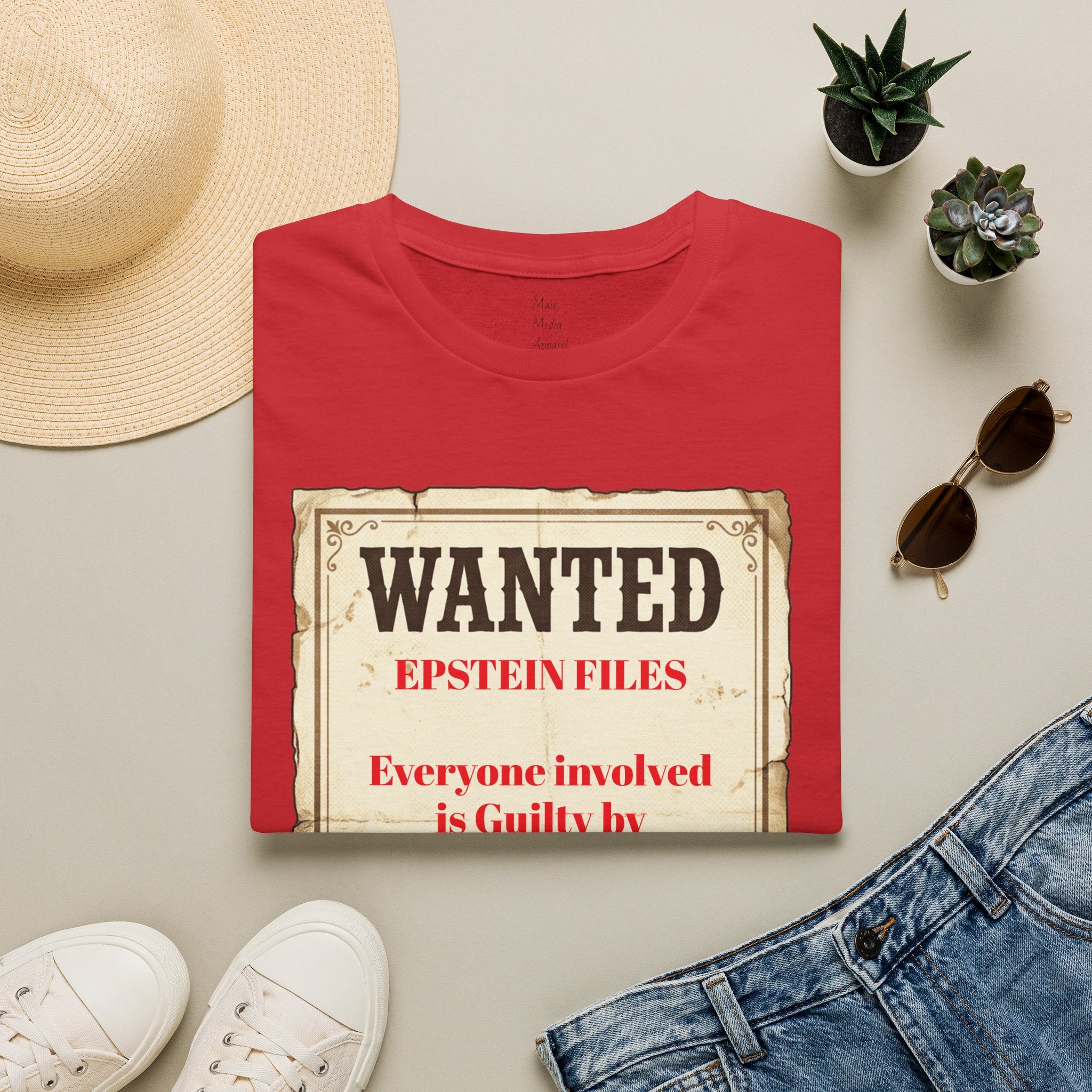 Epstein Files Wanted Tee
