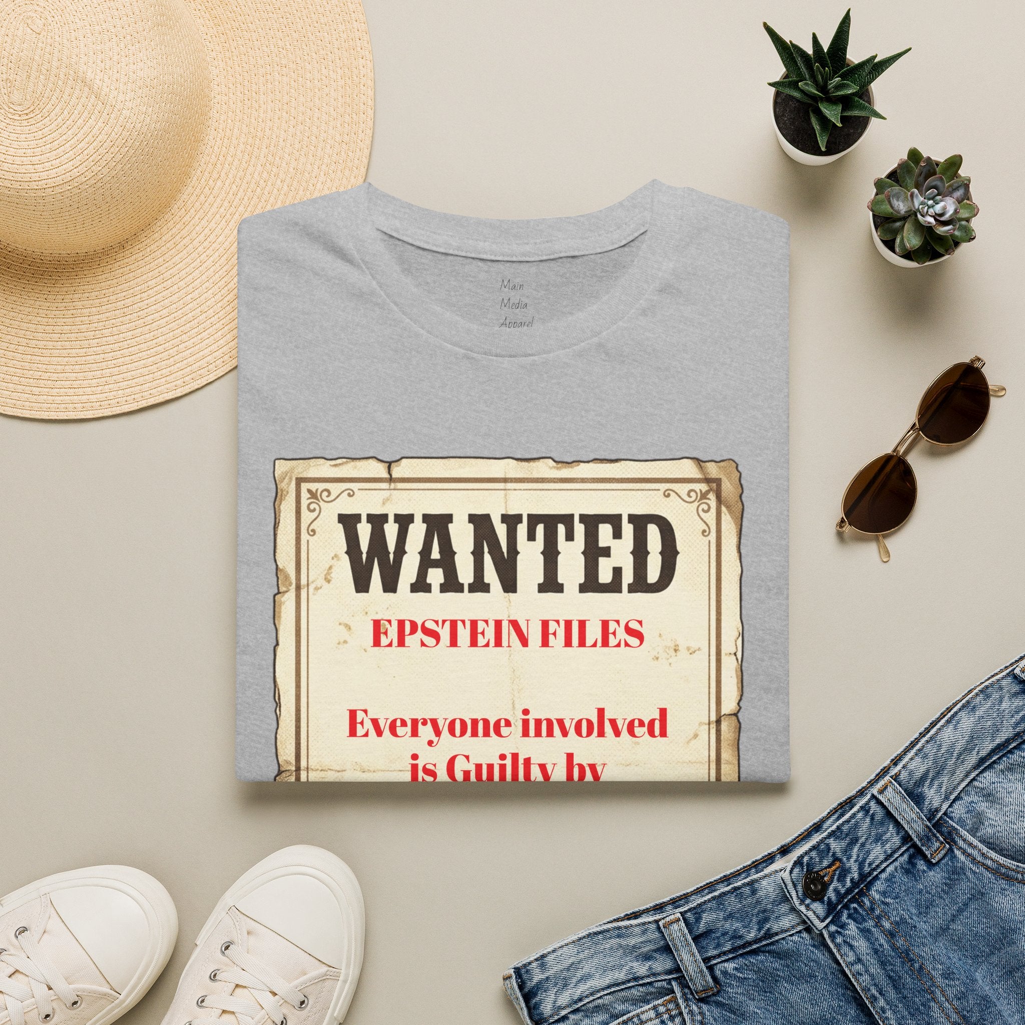Epstein Files Wanted Tee